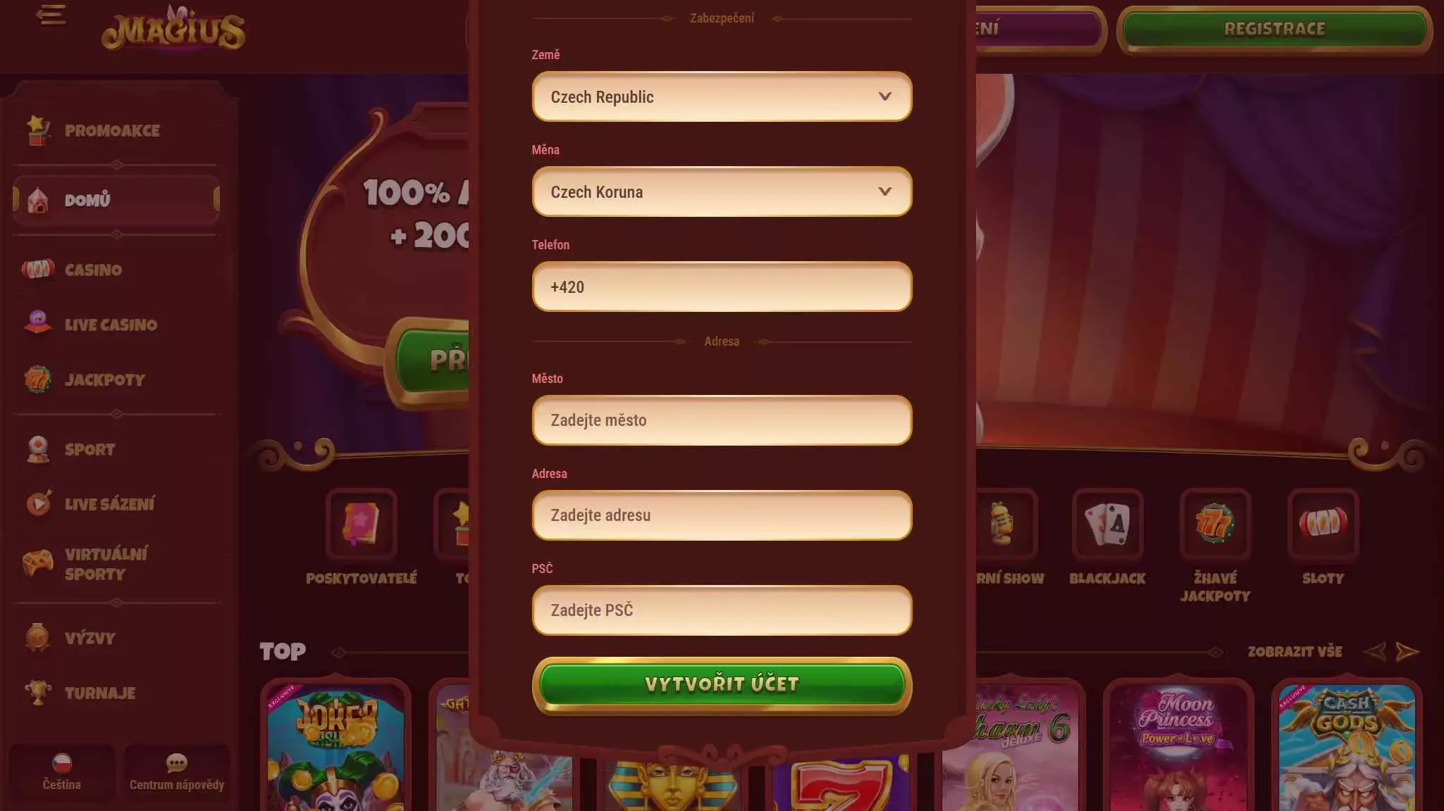 Magius hivatalos weboldal