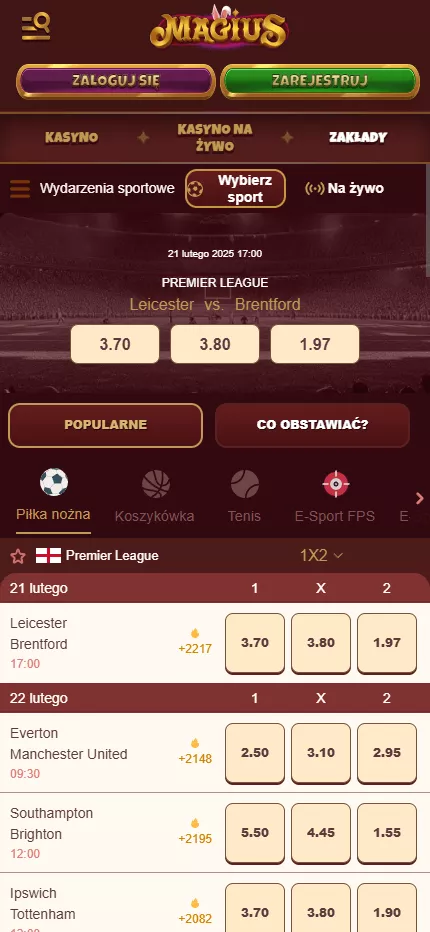 Darmowe spiny Magius