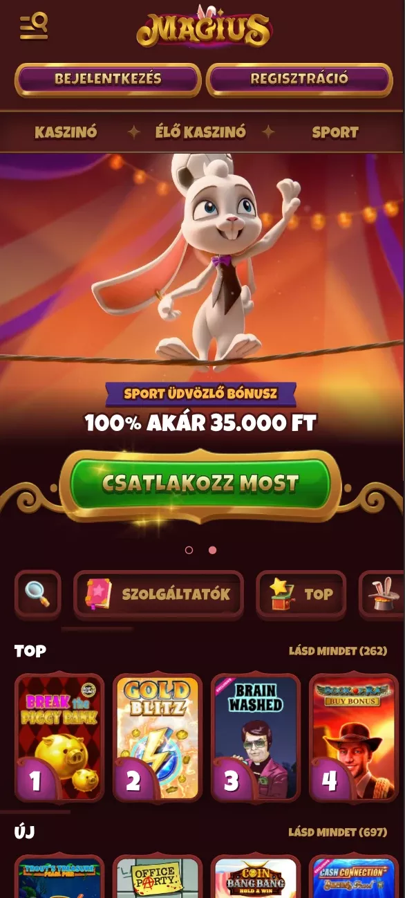 Magius ingyenes pörgetések